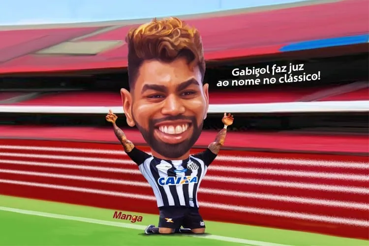 Manga: Clique e veja a charge do craque Gabigol