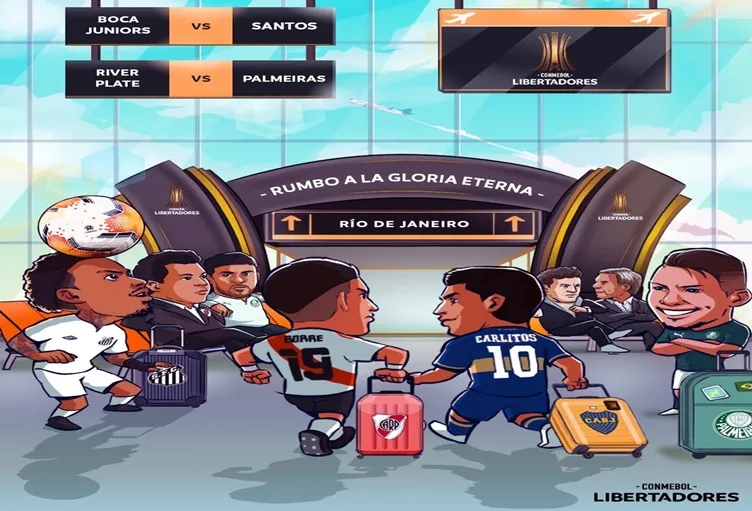 Paty Santos: A polêmica ilustração da Conmebol.